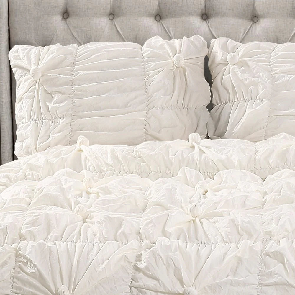 Lush Decor Bella Sabby Chic 3 Piece Comforter Set