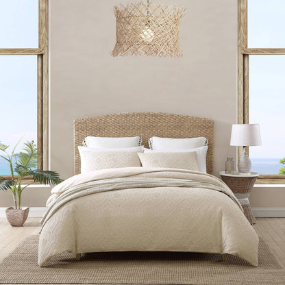 Tommy Bahama Textured Waffle Cotton Comforter Set