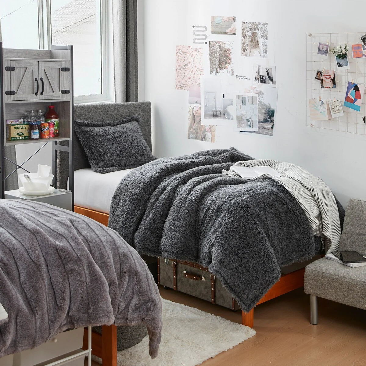 Pumi - Coma Inducer? Oversized Comforter Set - Dark Gray