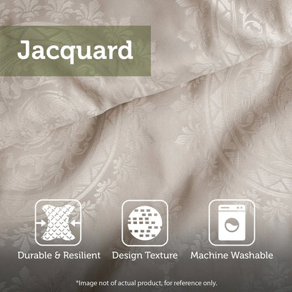 Madison Park Bella 6 Piece Jacquard Comforter Set with Throw Pillows