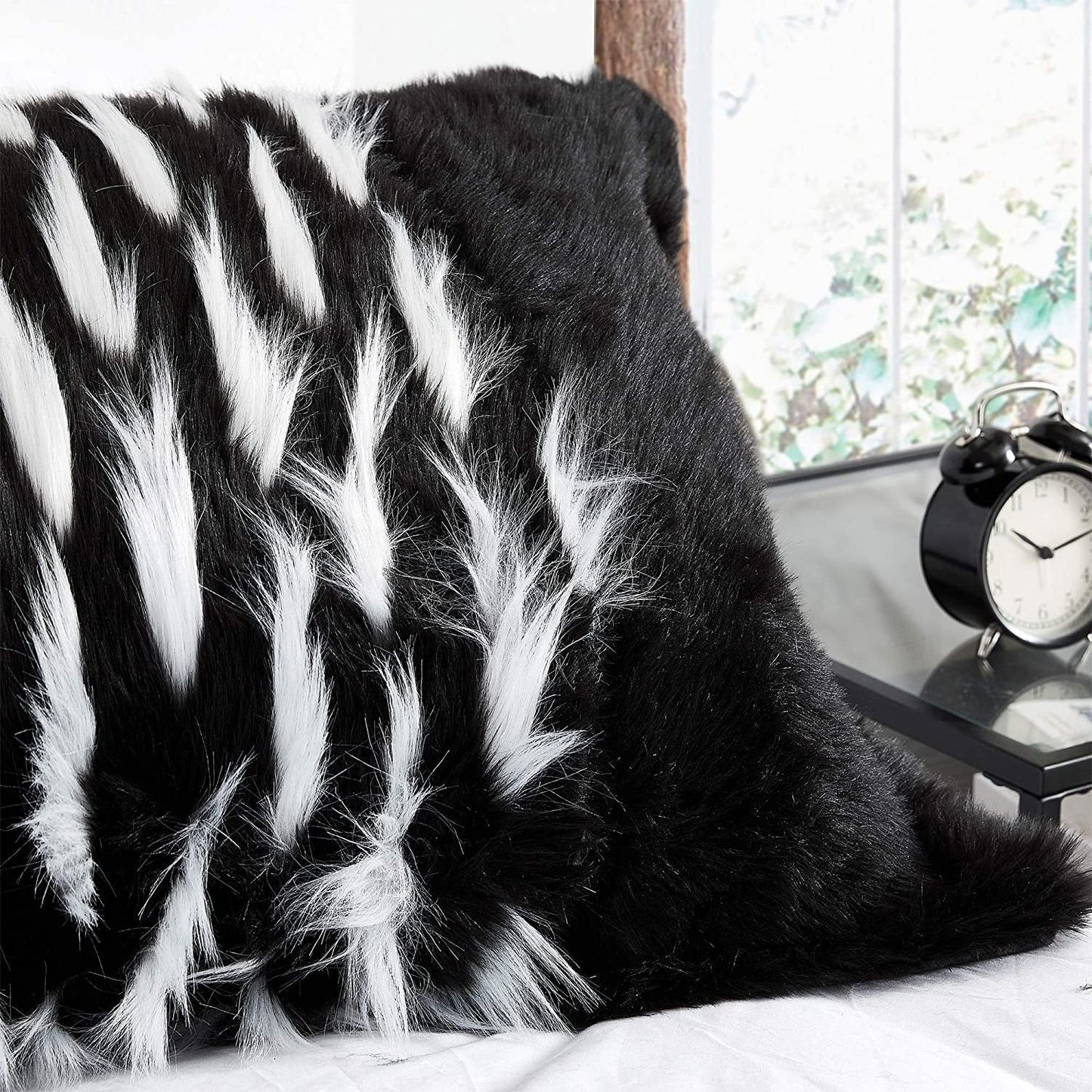 Tiger Lion - Coma Inducer? Oversized Comforter Set - Zebra Black