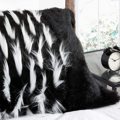 Tiger Lion - Coma Inducer? Oversized Comforter Set - Zebra Black