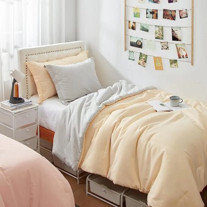 Dorm Haul? - Cozy College Comforter Set - Twin XL Reversible Bedding