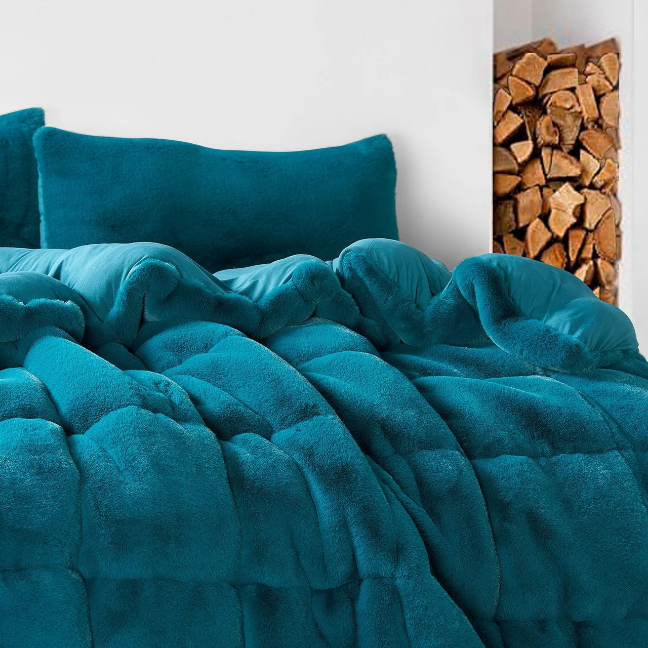 Chunky Bunny Yoga - Coma Inducer? Oversized Comforter - Real Teal