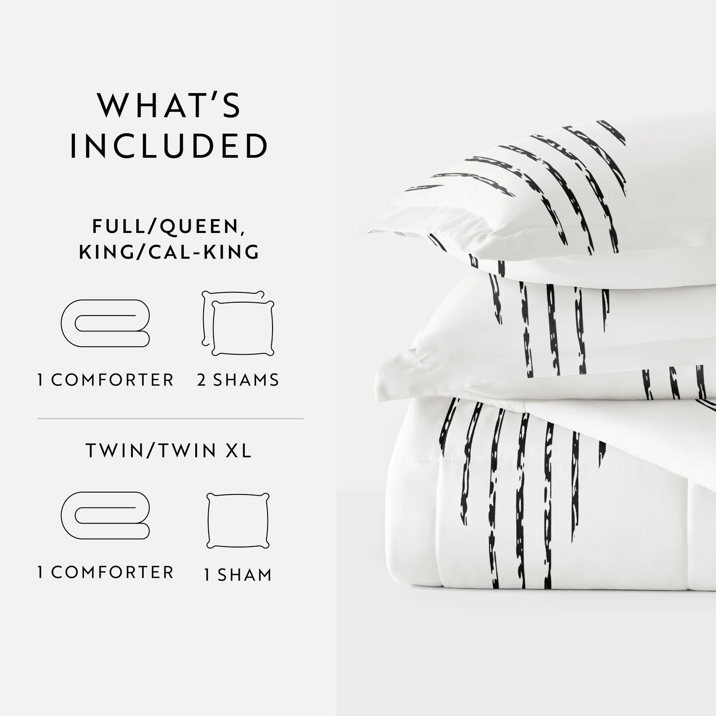 Becky Cameron Ultra Soft Diamond Stripe Down-Alternative Comforter