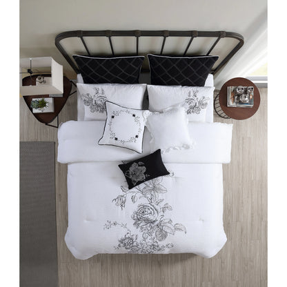 Modern Threads Simone Embroidered 8 Piece Comforter Set