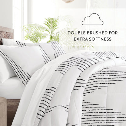 Becky Cameron Ultra Soft Diamond Stripe Down-Alternative Comforter