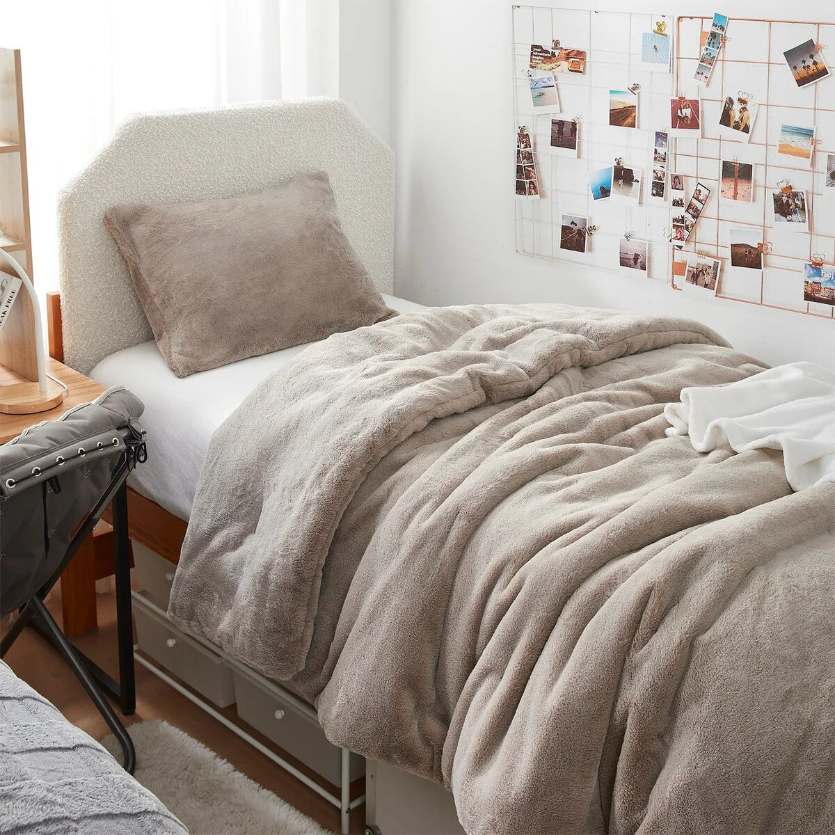 Buttercream Chunky Bunny - Coma Inducer? Oversized Comforter Set - Frosted Caramel Beige
