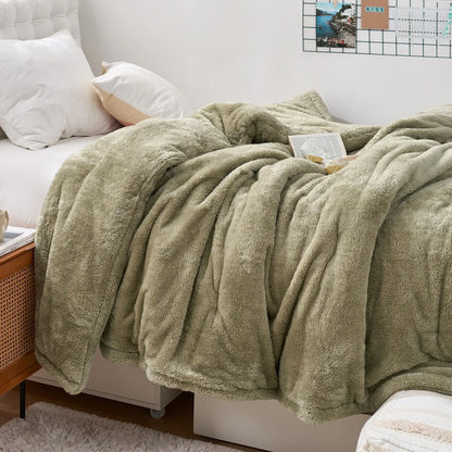The Original Plush - Coma Inducer? Oversized Comforter - Mossy Gray