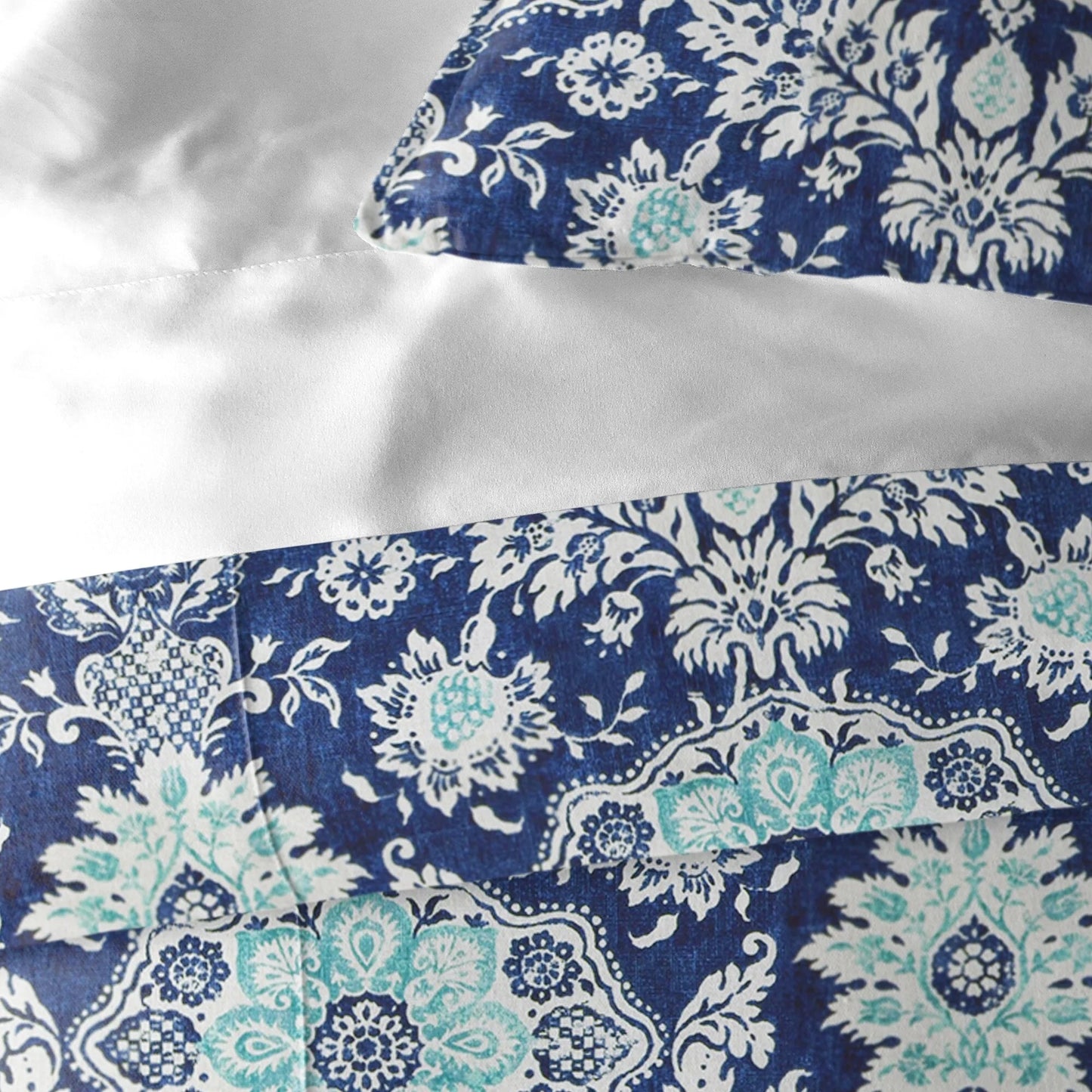 Osha Blue/Aqua Comforter and Pillow Sham(s) Set