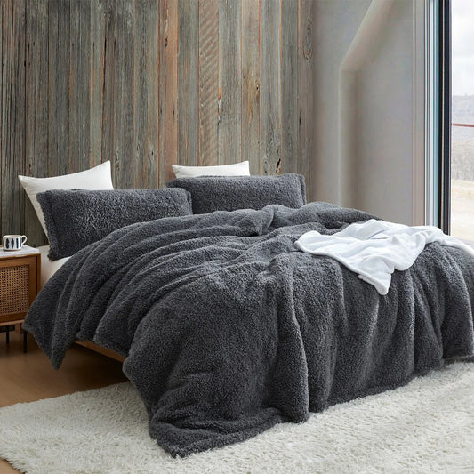 Pumi - Coma Inducer? Oversized Comforter Set - Dark Gray