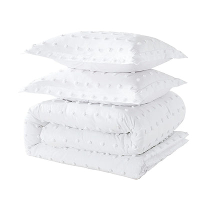 Tufted Design Jacquard Comforter Set