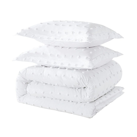 Tufted Design Jacquard Comforter Set