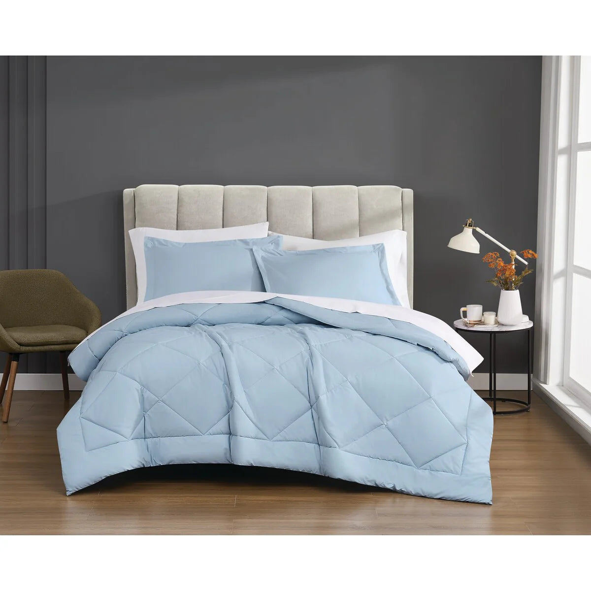 Cannon Solid Percale Comforter Set