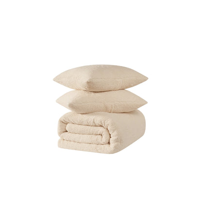 Brooklyn Loom Marshmallow Sherpa Comforter Set