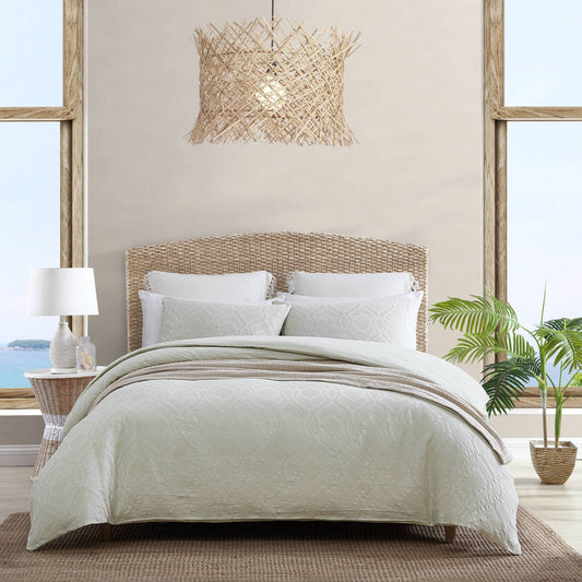 Tommy Bahama Textured Waffle Cotton Comforter Set