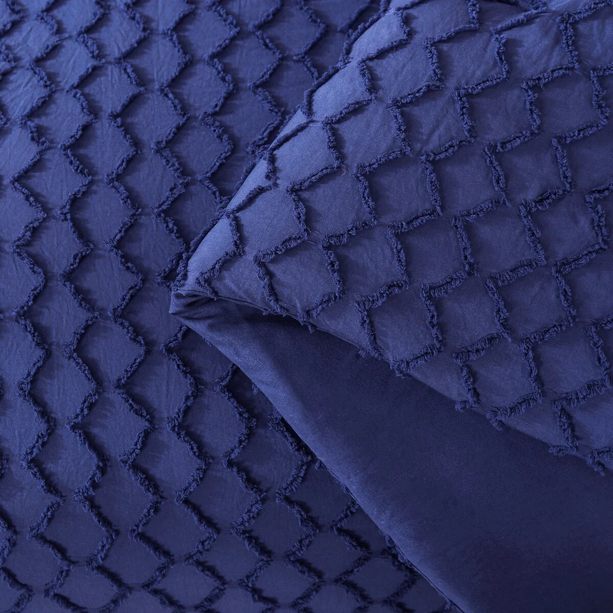 Boho Comforter Set,Tufted Design Bedding Set