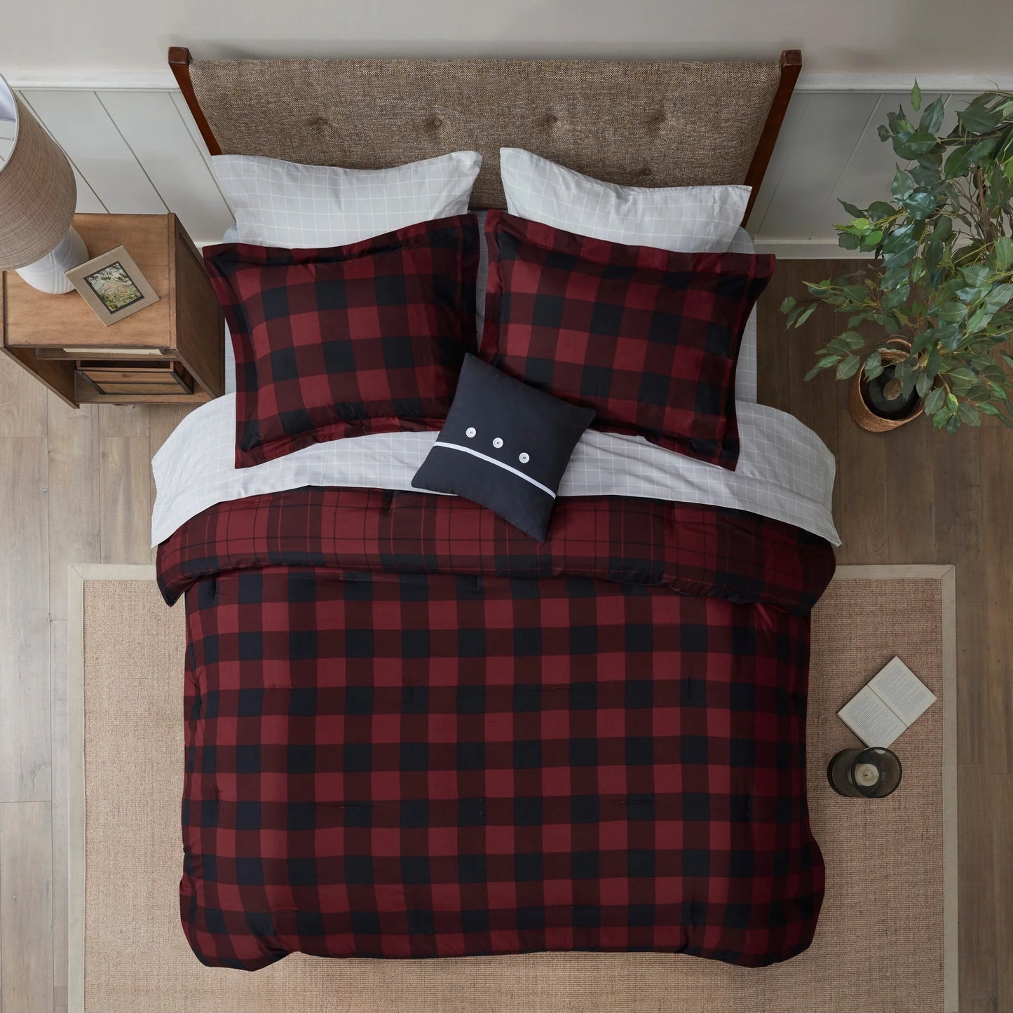 Madison Park Essentials Colebrook Reversible Comforter Set with Bed Sheets