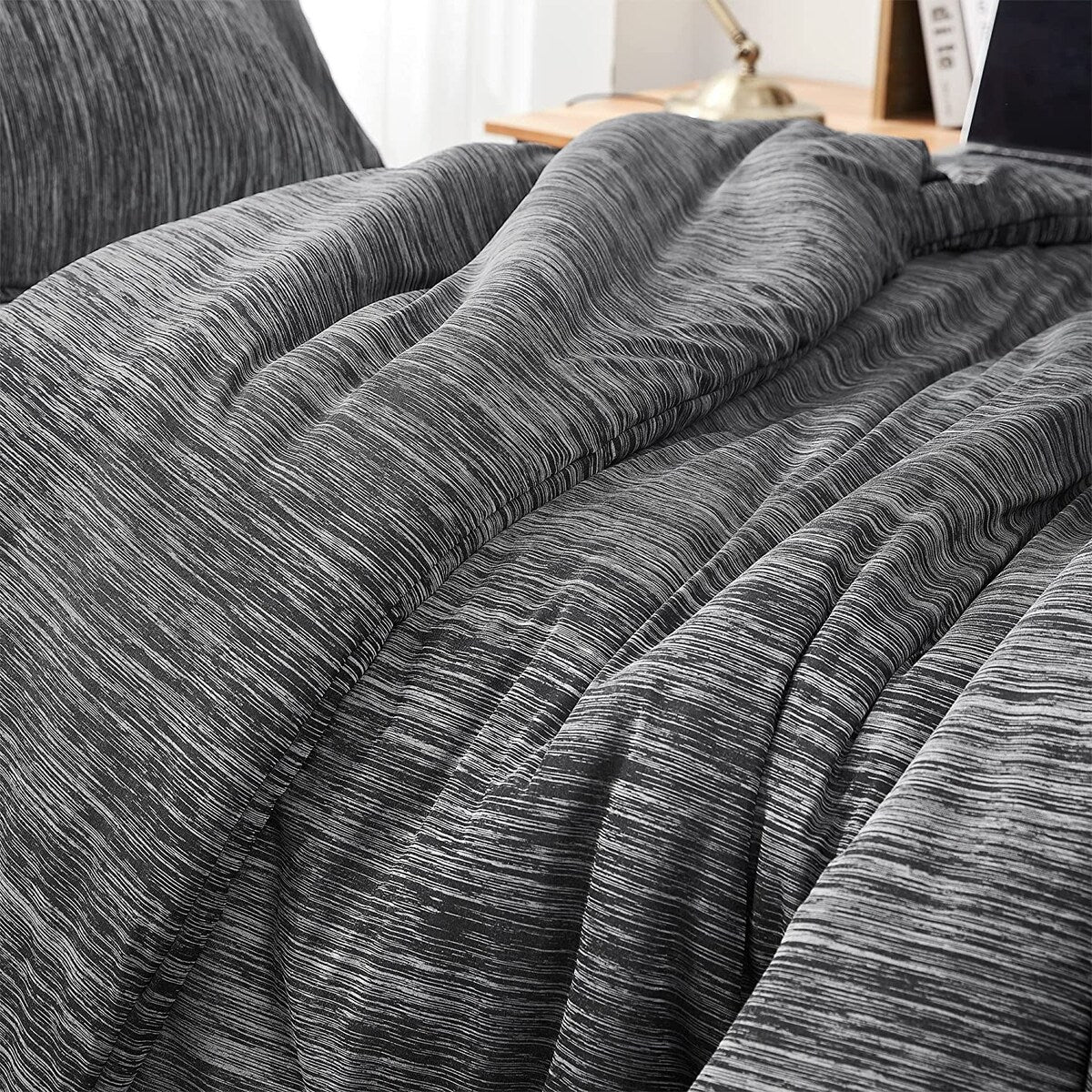 Cool Cool Summer? - Coma Inducer? Oversized Comforter Set - Black