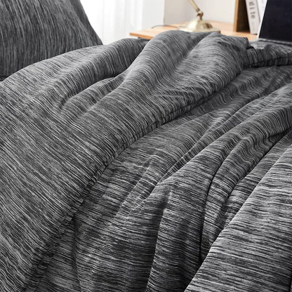 Cool Cool Summer? - Coma Inducer? Oversized Comforter Set - Black