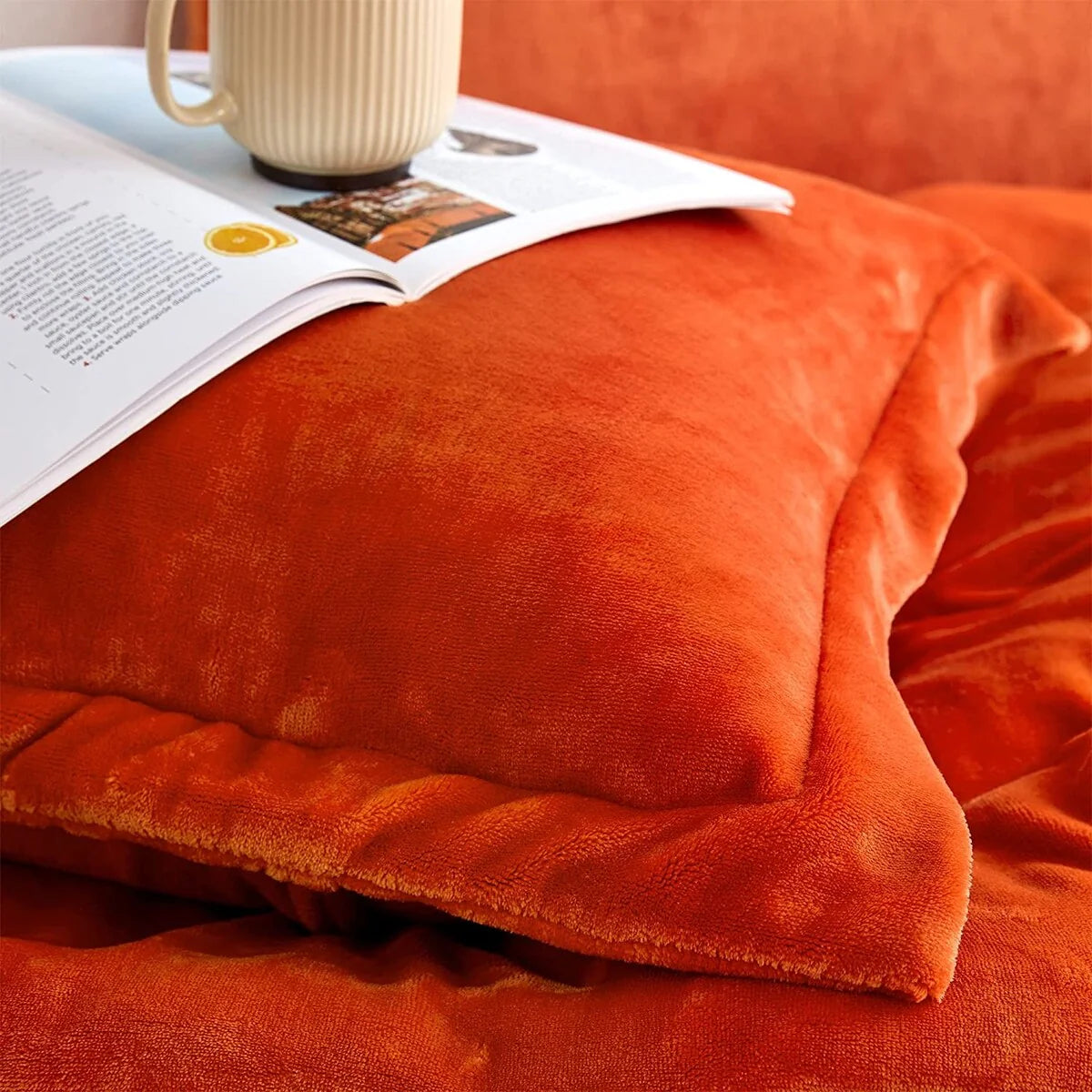 The Original Plush - Coma Inducer? Oversized Comforter Set - Harvest Rust