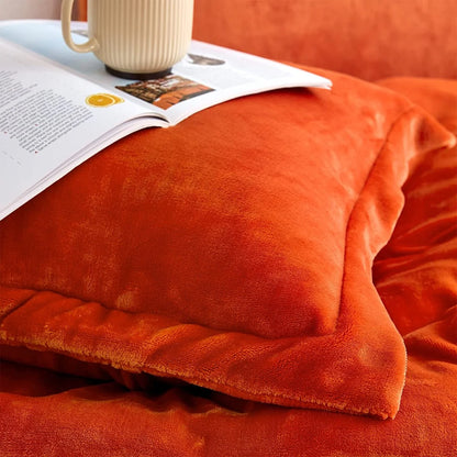 The Original Plush - Coma Inducer? Oversized Comforter Set - Harvest Rust
