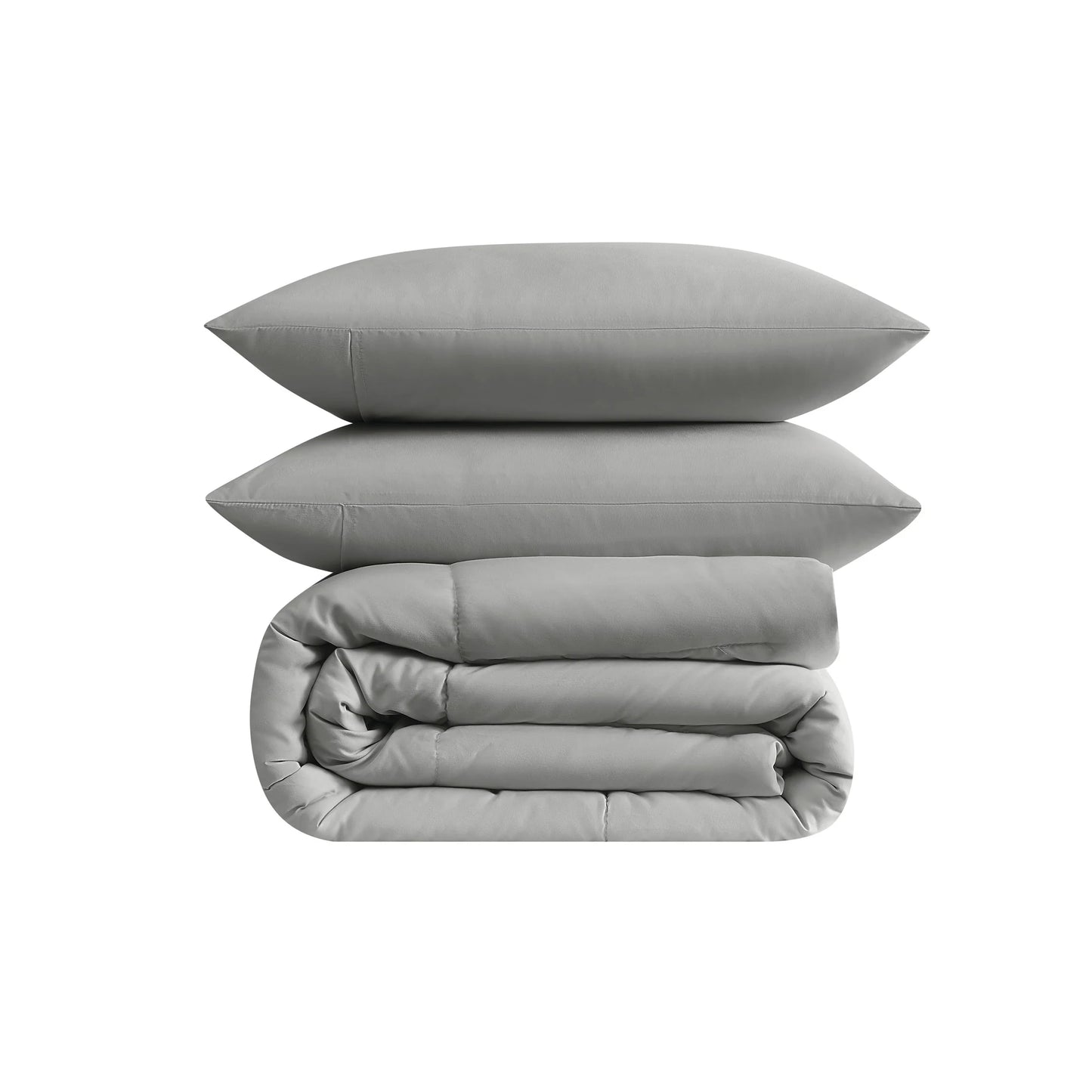 Truly Soft Green Recycled Solid Comforter Set