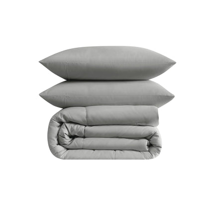 Truly Soft Green Recycled Solid Comforter Set