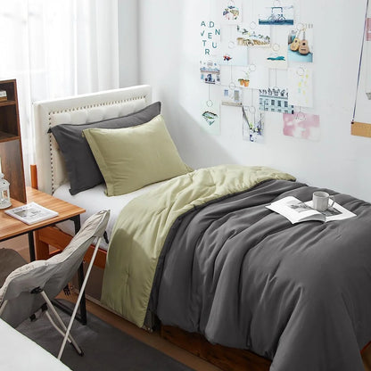 Dorm Haul? - Cozy College Comforter Set - Twin XL Reversible Bedding