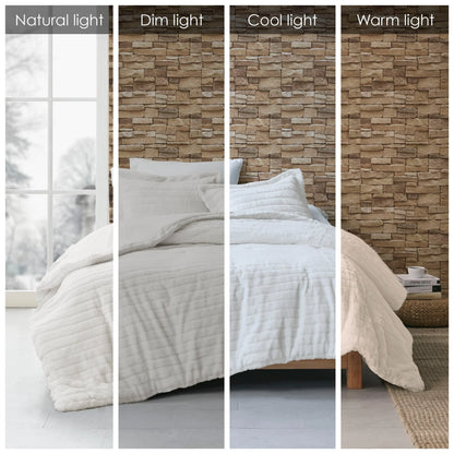 Madison Park Eve Faux Fur Comforter Set