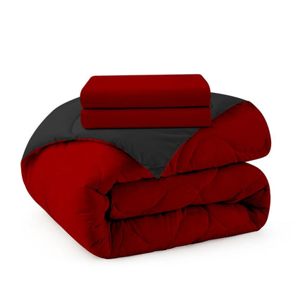 Lightweight Reversible Down Alternative Comforter Set