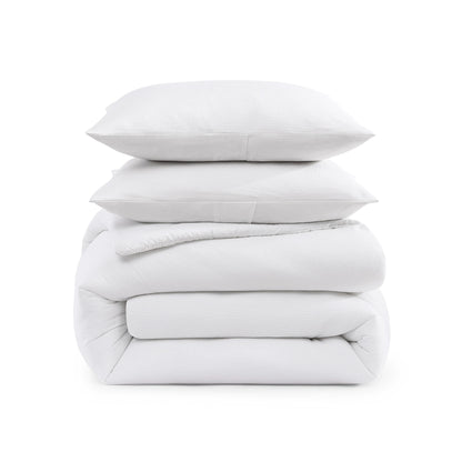 Tommy Bahama Seersucker Solid Reversible 8 Piece Comforter Bonus Set