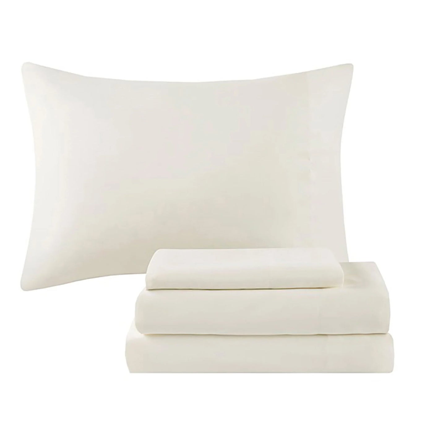 Madison Park Anouk Silver 12 Piece Comforter Set with Cotton Bed Sheets