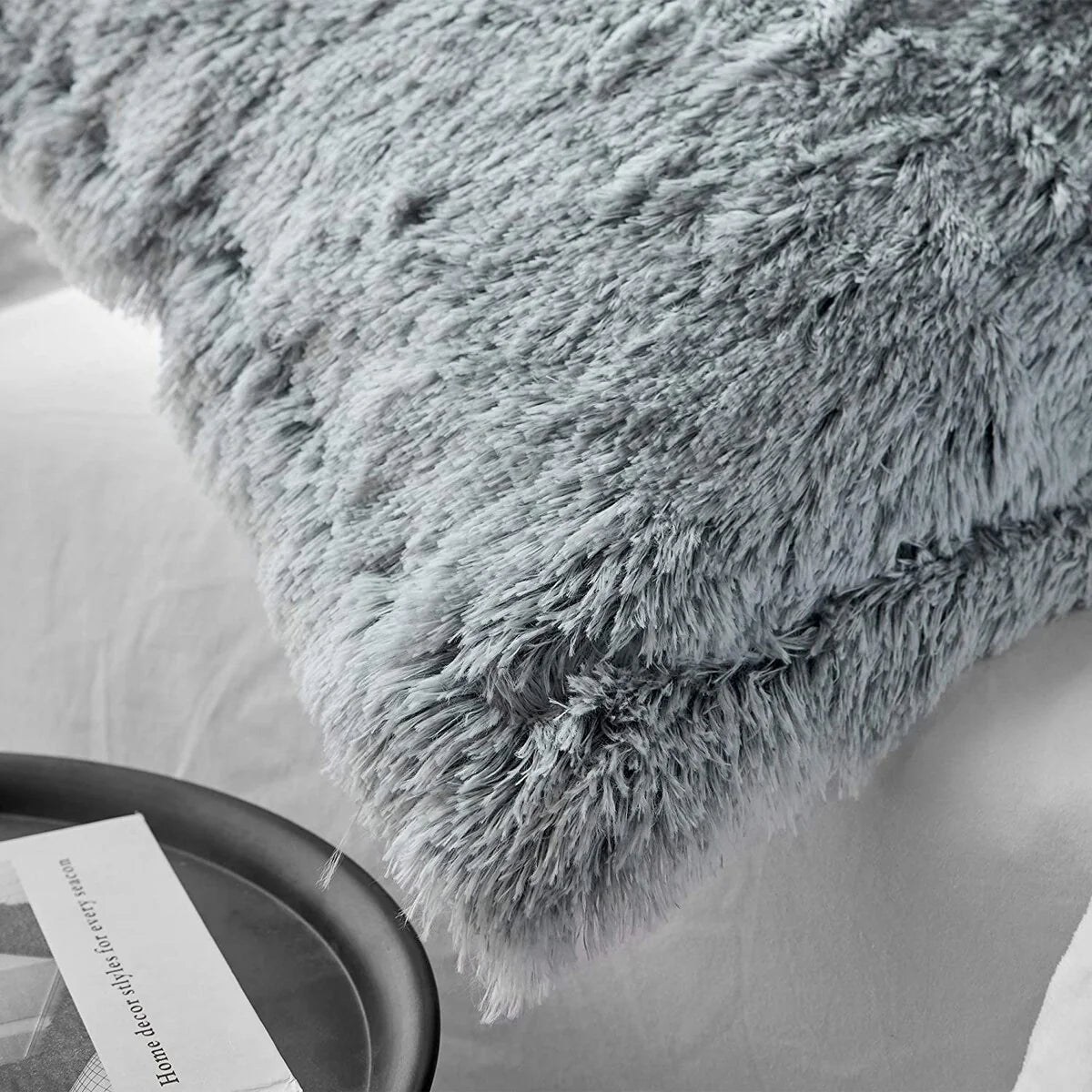 Are You Kidding - Coma Inducer? Oversized Comforter Set - Frosted Navy Gray