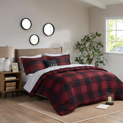 Madison Park Essentials Colebrook Reversible Comforter Set with Bed Sheets