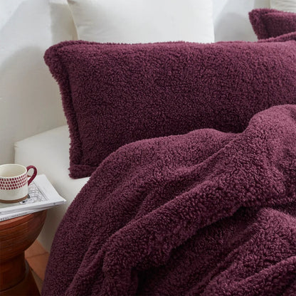 Unfluffin Believable - Coma Inducer? Oversized Comforter Set - Burgundy