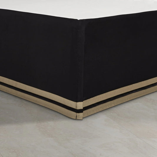 Calvari Black And Gold Comforter Set