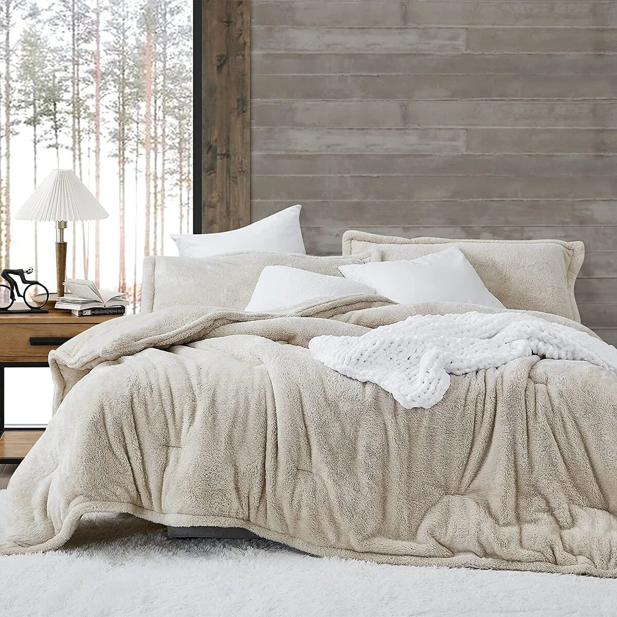 The Original Plush - Coma Inducer? Oversized Comforter - Natural Taupe