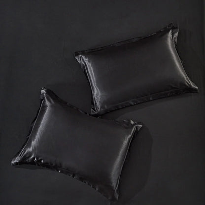 8 Piece Luxury Silky Satin Comforter Set