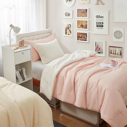 Dorm Haul? - Cozy College Comforter Set - Twin XL Reversible Bedding