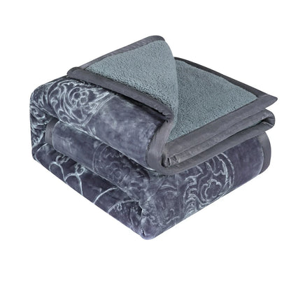 Fleece/ Sherpa Down Alternative 3-piece Comforter Set