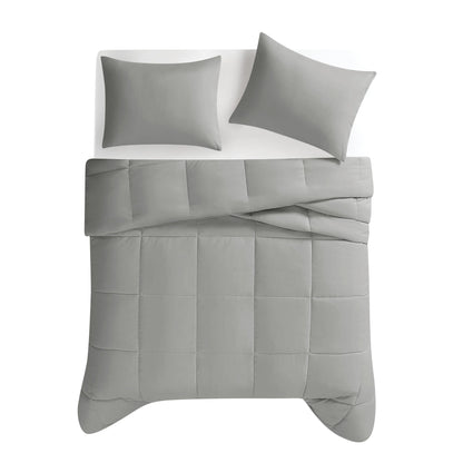 Truly Soft Green Recycled Solid Comforter Set