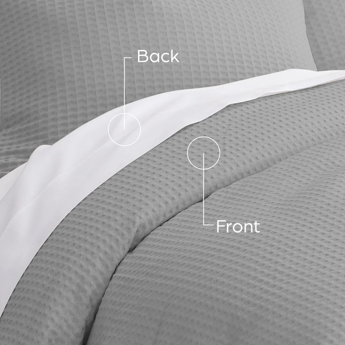 GAIAM? Relax Organic Cotton Waffle 3pc Comforter Set