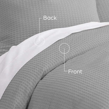 GAIAM? Relax Organic Cotton Waffle 3pc Comforter Set
