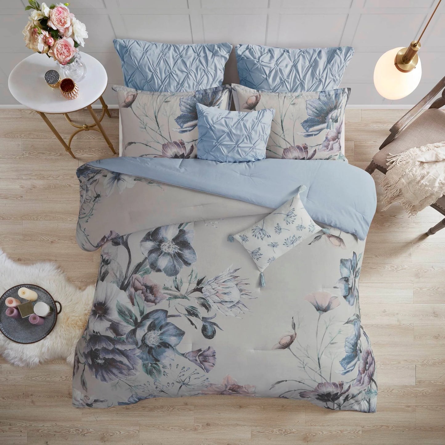 Madison Park Gisele 8 Piece Cotton Comforter Set
