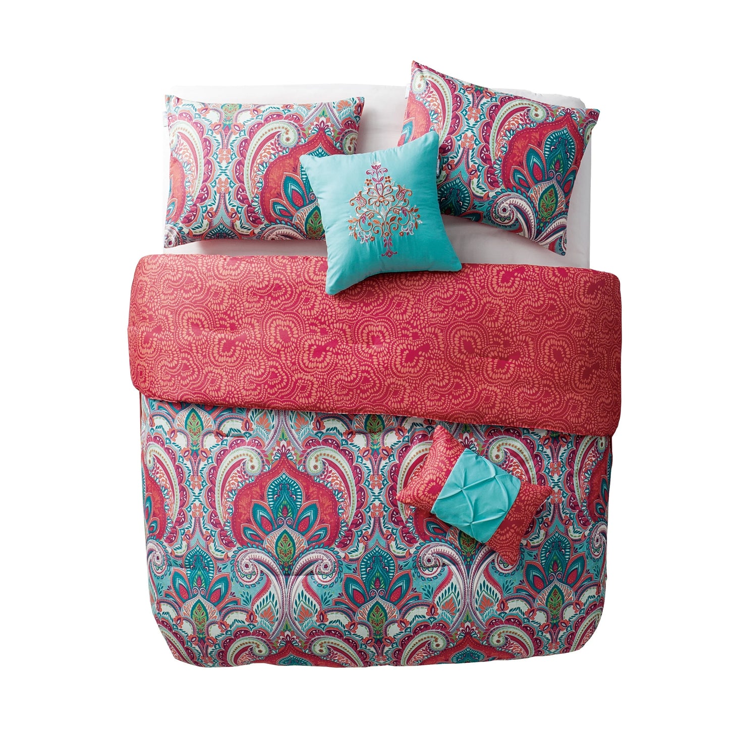 VCNY Home Casa Re'al Damask Reversible Comforter Set