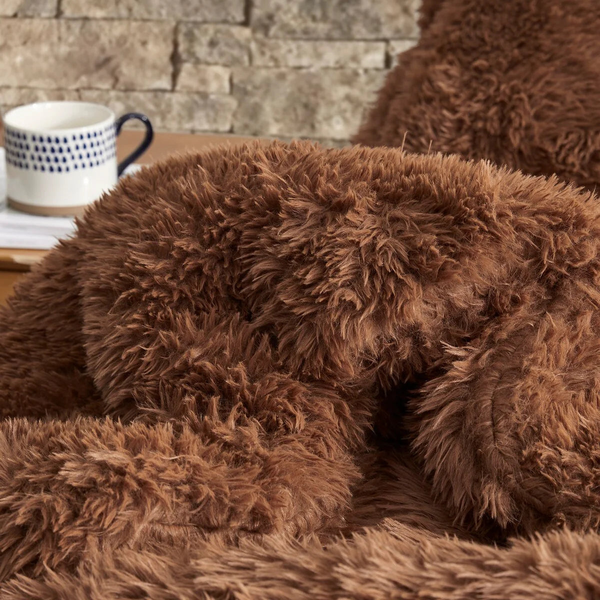 Lion Mane - Coma Inducer? Oversized Comforter Set - Golden Brown