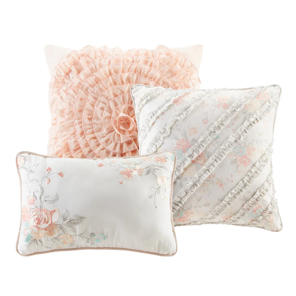 The Gray Barn Newbridge Peach Cotton Percale Comforter Set