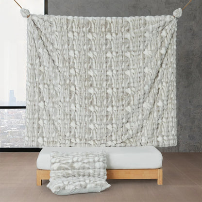 Oh Deer? - Coma Inducer? Oversized Comforter Set - White-Tailed Gray