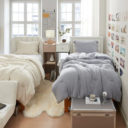 Sweater Weather? - Coma Inducer? Oversized Comforter Set - Nightfall Navy Snow